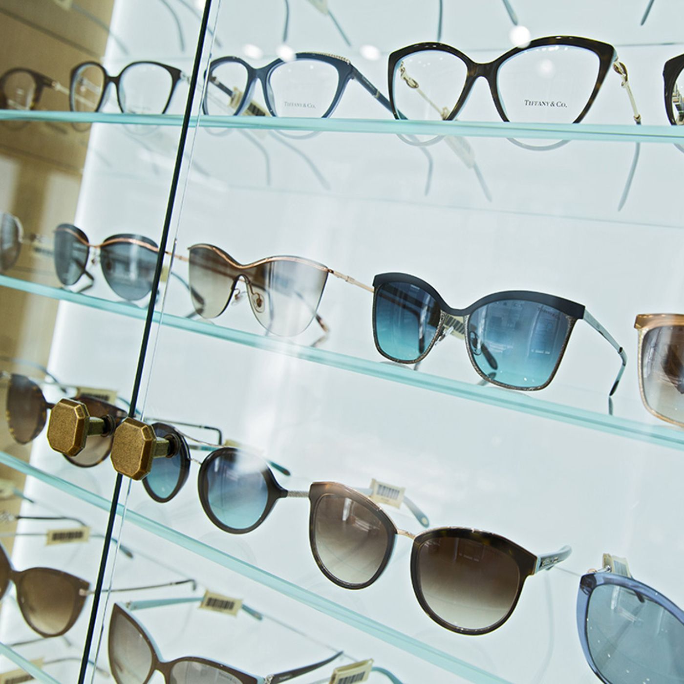 Солнцезащитные очки купить в нижнем новгороде. ГУМ очки магазин. Витрина для солнечных очков. Ассортимент солнцезащитных очков. Солнцезащитные очки на витрине.